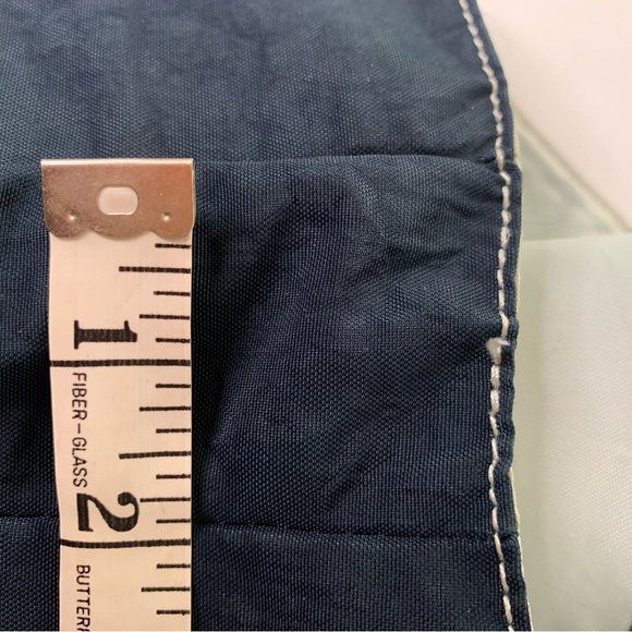 KIPLING blue laptop bag sleeve clutch nylon- padded. Universal bag. Multi use - Picture 10 of 11